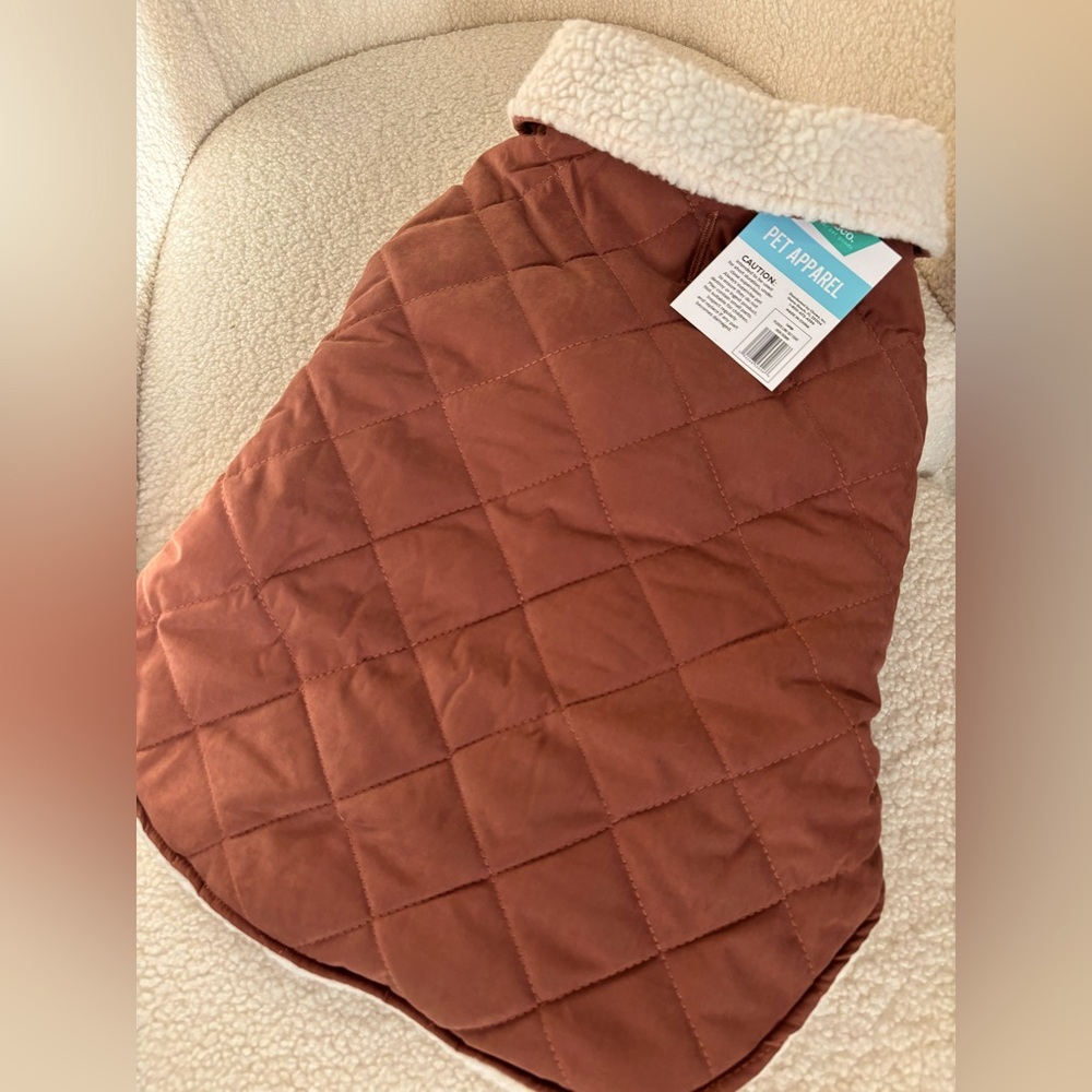 Fleece lined quilted coat from Frisco